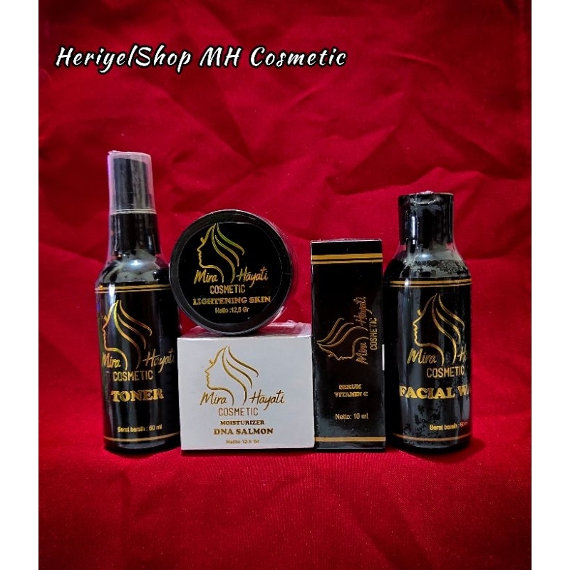 Paket basic,DNA Salmon, Serum Vitamin C (MH) Mira Hayati Cosmetic 100%original