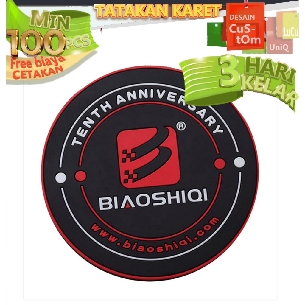 TATAKAN GELAS CUSTOM │ TATAKAN GELAS KARET CUSTOM │ TATAKAN CUSTOM RUBBER UNTUK KEPERLUAN PROMOS