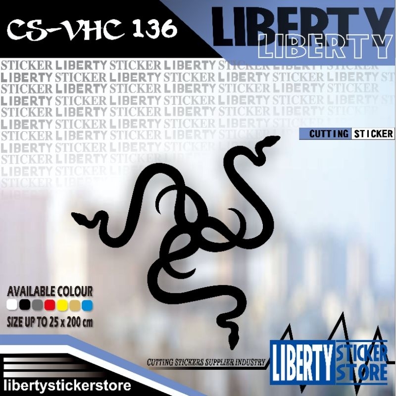 cutting sticker razer logo | cutting stiker razer logo | sticker razer logo | stiker razer logo | st