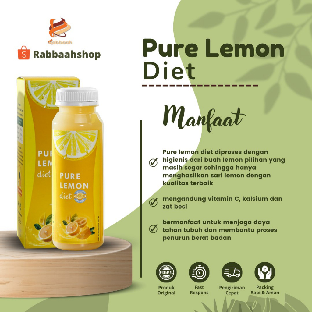 

HERBALOV PURE LEMON DIET SARI BUAH LEMON MENGONTROL BERAT BADAN,MENGURANGI NAFSU MAKAN