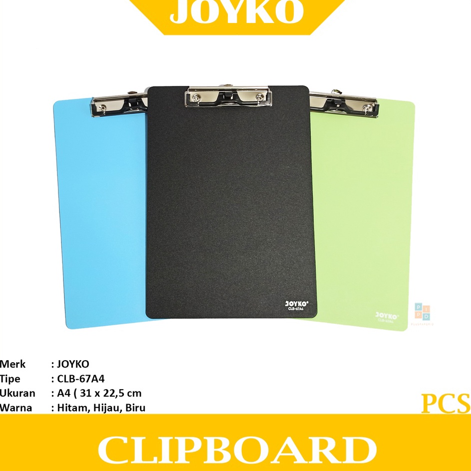 

Diskon JOYKO Papan Jalan Clipboard CLB67A4 Pcs