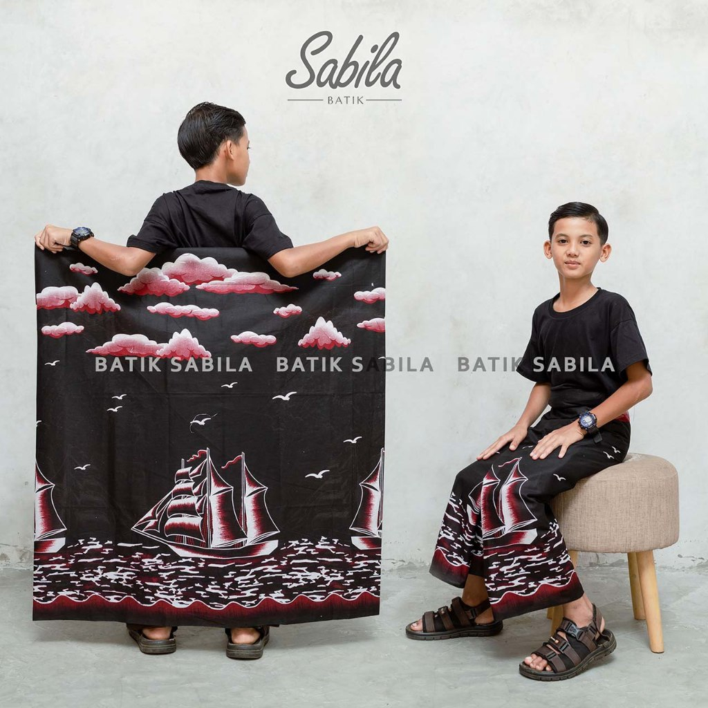 SARUNG ANAK LAKI LAKI SD / SARUNG BATIK / SARUNG ANAK / SARUNG BATIK ANAK / SARUNG LAKI-LAKI MOTIF K