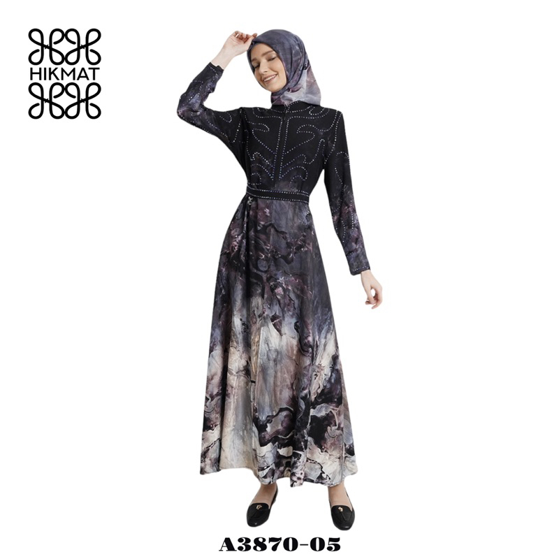ABAYA HIKMAT FASHION ORIGINAL A3870-05