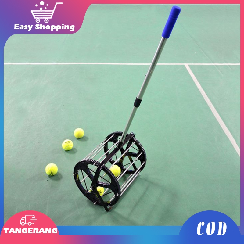 Tennis Ball Collector Adjustable Ball Picker Tenis Alat Pengambil Bola Tenis Portable Tennis Ball Pi