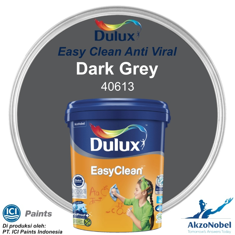 CAT DULUX EASY CLEAN 2.5 LT - DARK GREY 40613