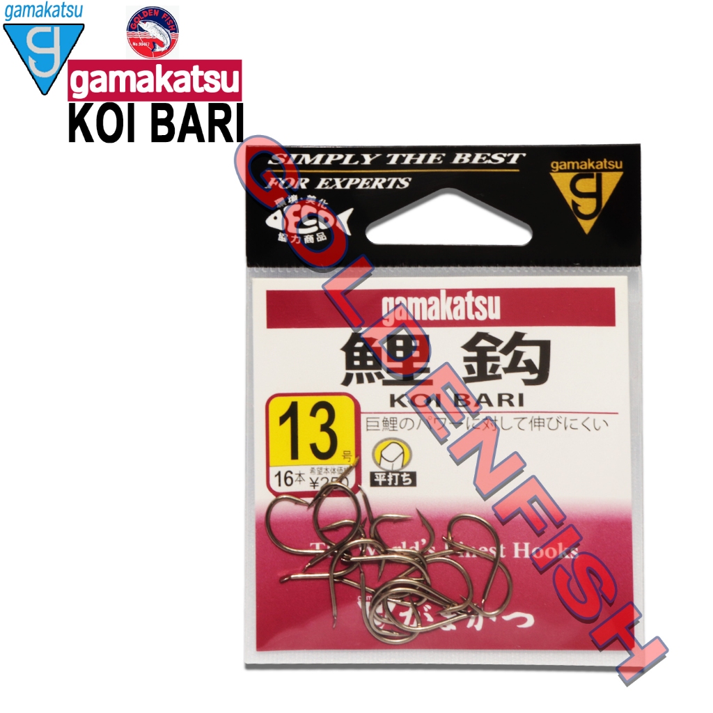 MN Kail Gamakatsu Koi Bari Flat Tanpa Lubang