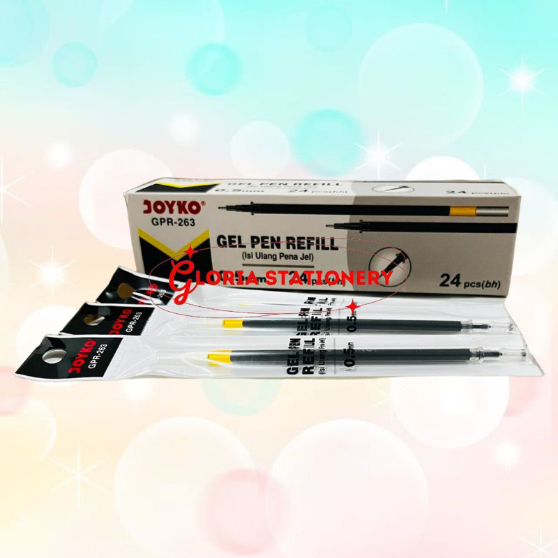 

Joyko Gel pen refill GPR 263/ Refill pen gel GPR 263 (isi 24) JOYKO