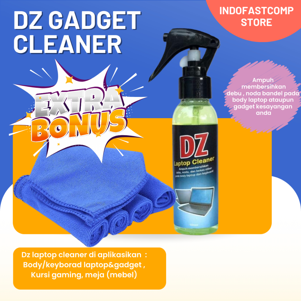 Pembersih Keyboard Laptop HP Mobil Menghilangkan Debu Kotoran Bekas lem stiker Cleaning Kit DZ LAPTO