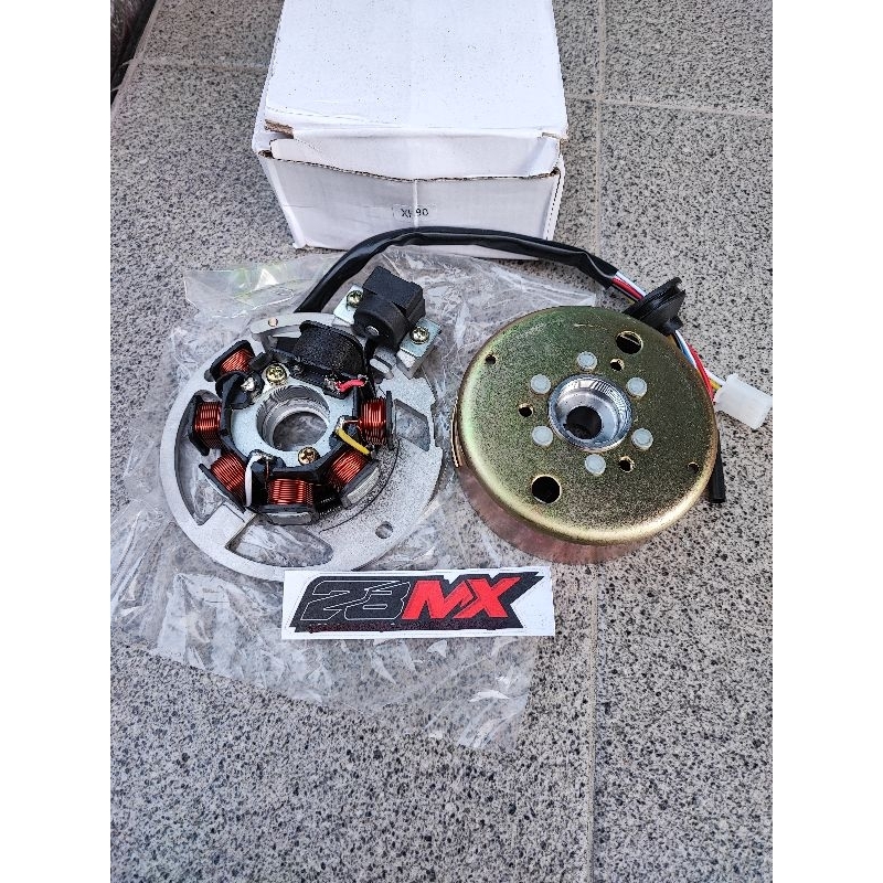 PROMO MAGNET MAGNIT SET SPOOL KIMCO KIMCIL 12V KONDISI STDANDAR BELUM DI BUBUT COCOK UNTUK MODIF RXK