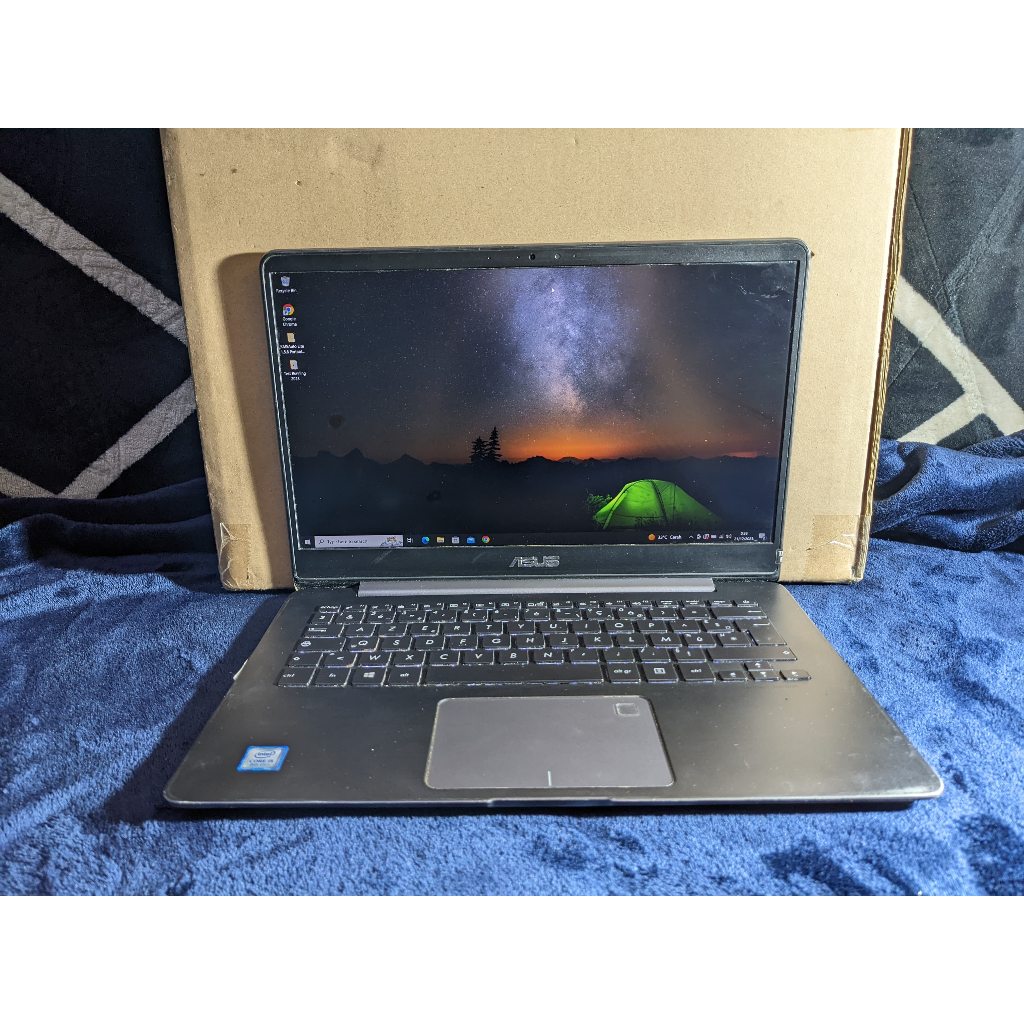 Laptop Asus Zenbook UX430UA Core i5 8250U Backlight Slim SSD murah