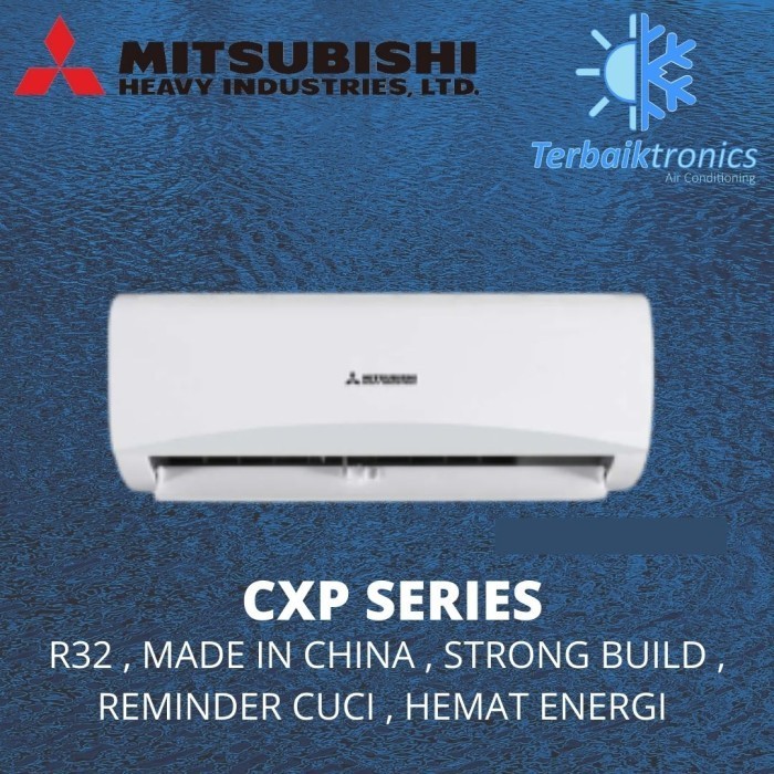 AC Mitsubishi Heavy Industry Low Watt 1/2 PK R32 SRK05CXP / SRK 05 CXP