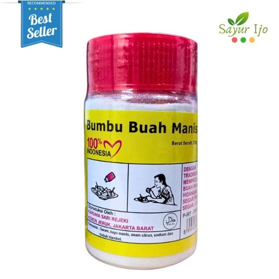 

Bumbu Buah Garam MANIS 150 Gram / Botol Kiamboy Rujak Kiamboi HALAL