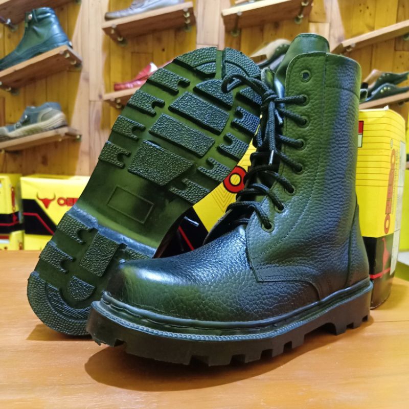 SEPATU PDL TNI POLRI KULIT SAPI ASLI | SEPATU PDL SECURITY | SEPATU PDL SATPAM | SEPATU PDL KULIT