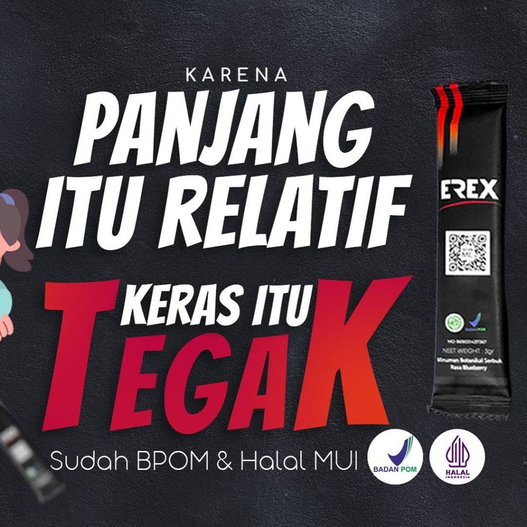 EREX 1 Sachet Kemasan Ekonomis - Minuman Stamina Pria Obat Kuat