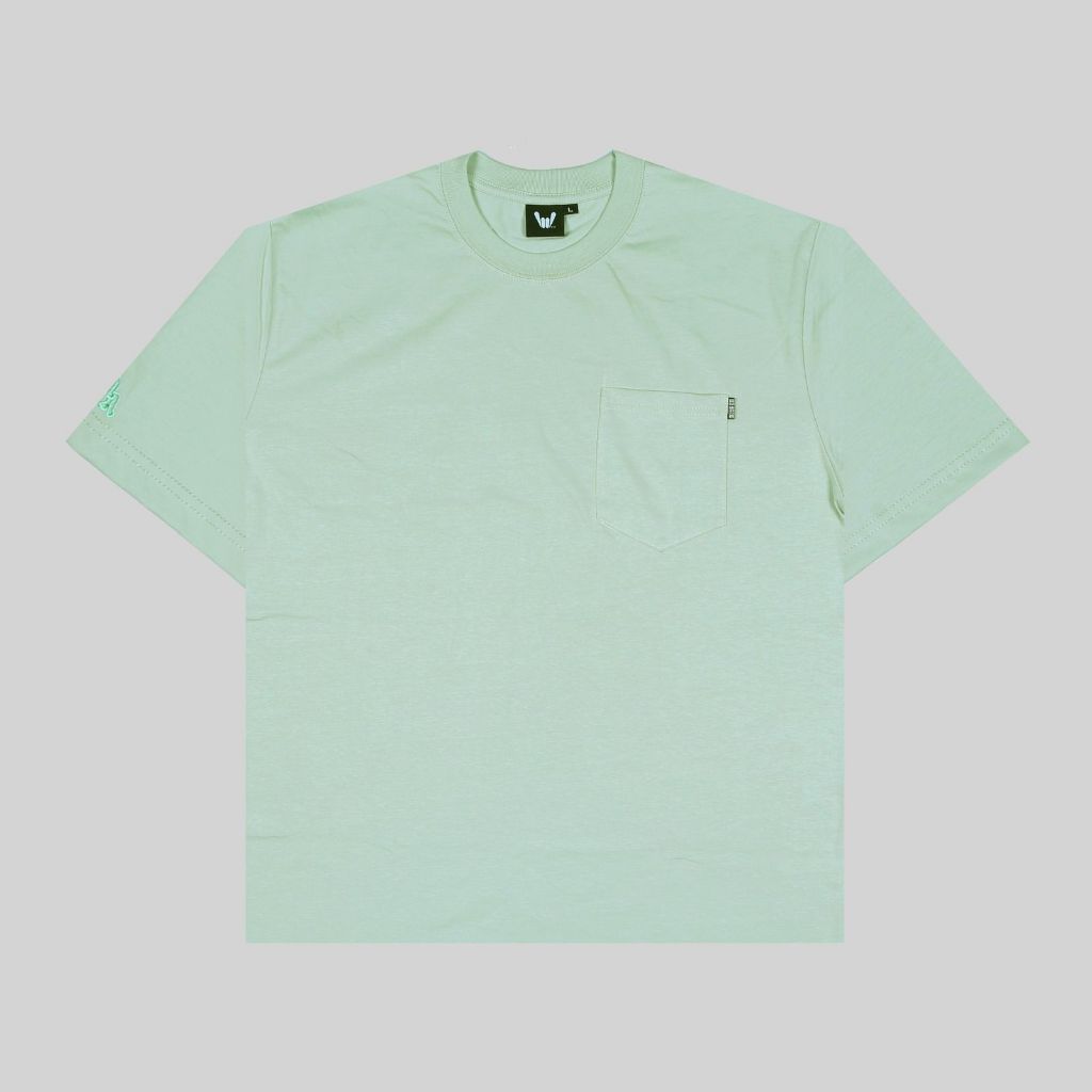 MAYHEM Tshirt Poche Sage Green | Kaos Oversize