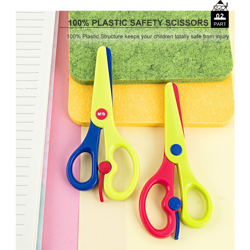 

Gunting Kertas Anak-anak M&G SO MANY CATS Kids Safety Scissors