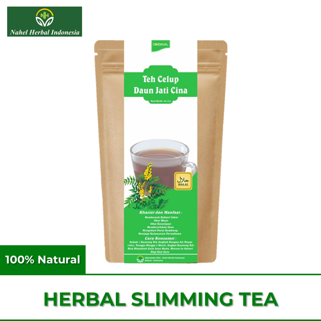 TERLARIS BAKAR LEMAK CEPAT Slimming Tea Diet Detoks Super Strong Ampuh Melangsingkan - Teh Detox Pel