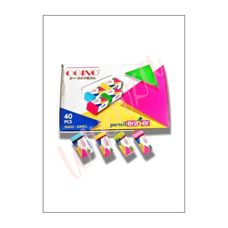 

PENGHAPUS PENSIL / HAPUSAN MURAH 1 Pack (isi 40)