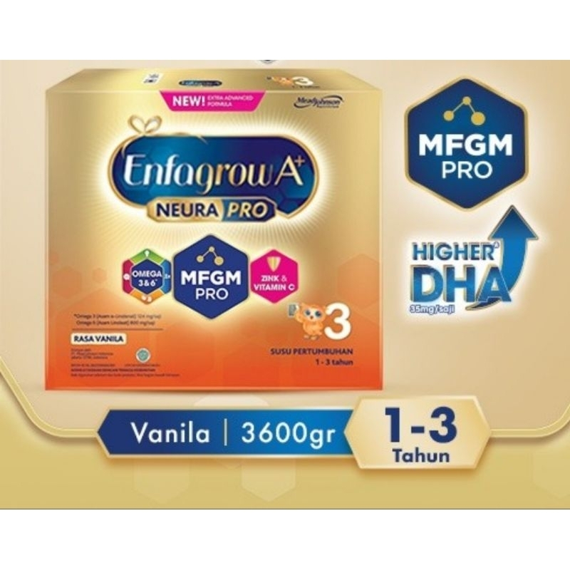 Enfagrow 3 Vanilla 3600gr (6x600gr)