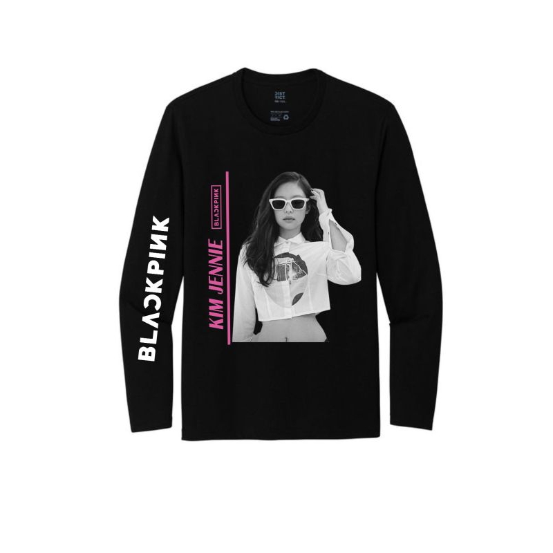 Kaos lengan panjang custom blackpink member