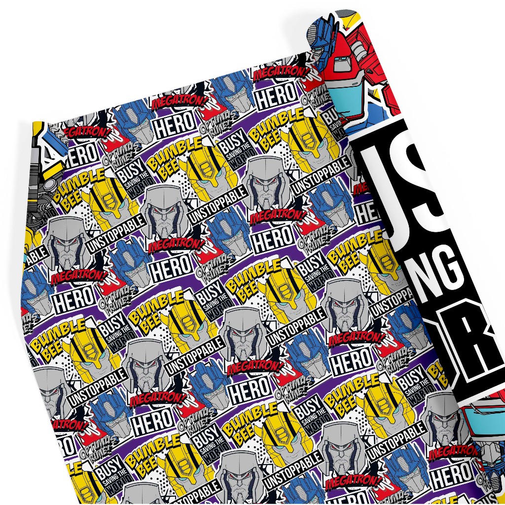 

WRAPPING PAPER - KERTAS KADO - TRANSFORMERS - TF157