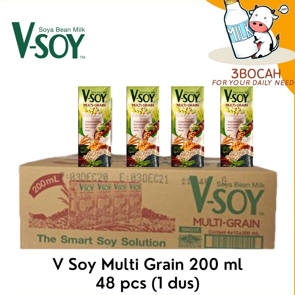 

Bayar Di Tempat Vsoy Multigrain 2 ml Karton VSoy Susu Kedelai 2ml Impor Premium