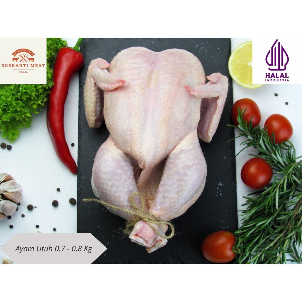

Ayam utuh karkas 0.7 - 0.8 Kg