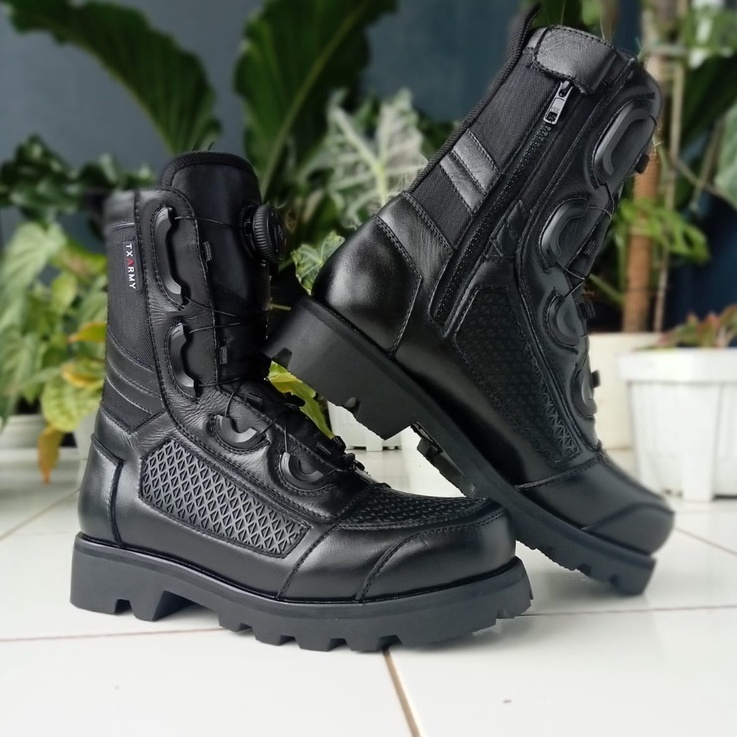 SEPATU PDL TALI PUTAR TNI POLRI TXARMY