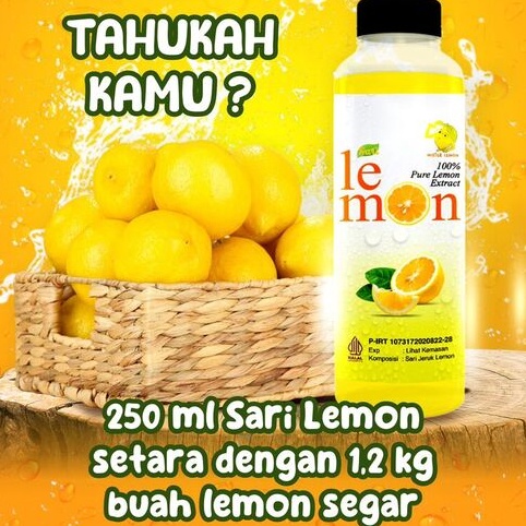 

Juice Sari Lemon Asli 5 ml Original DietDetox Original