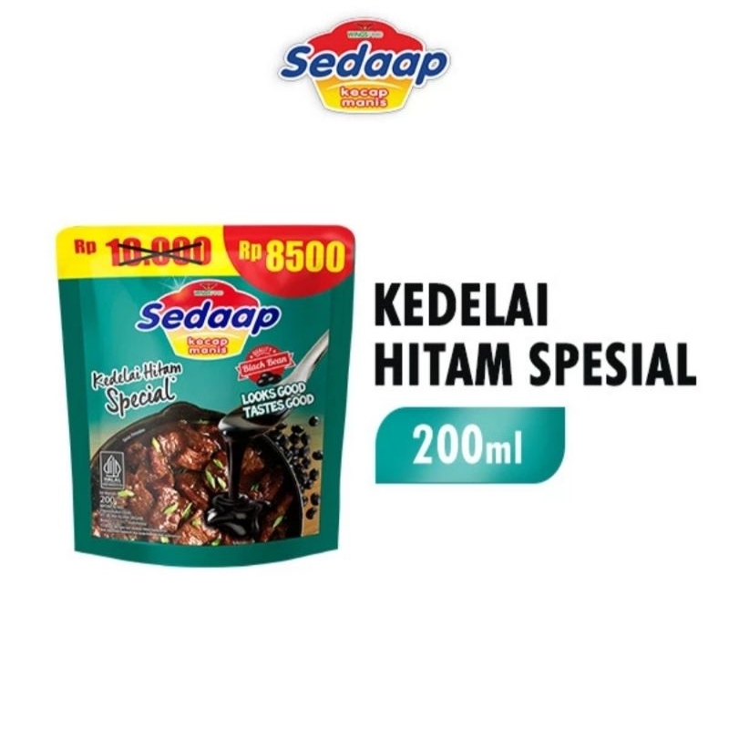 

KECAP Manis Sedaap 200ml/Kecap Sedaap/Kecap Murah/Kecap Hitam/Kecap Manis/Kedelai Hitam Spesial