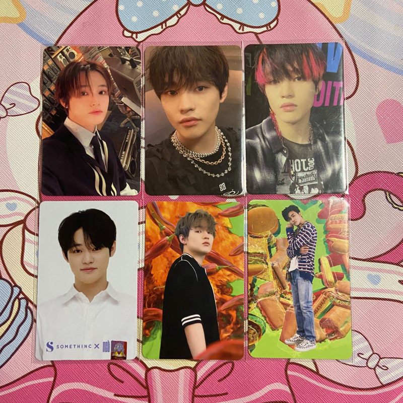 PHOTOCARD PC RENJUN JAEMIN CHENLE AR CLIP HOTSAUCE SOMETHING GLITCH DREAMING ISTJ