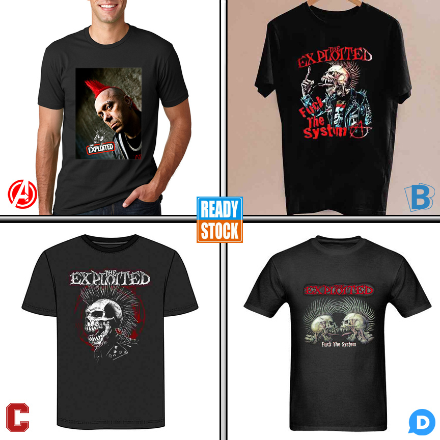 Kaos The Exploited Tshirt 100% Cotton