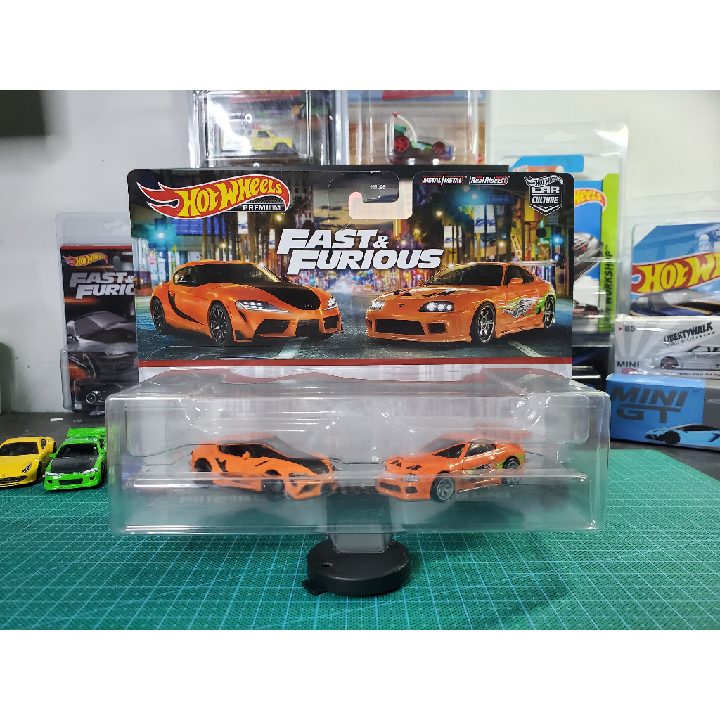 hot wheels premium two pack supra