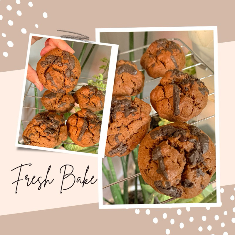 

SOFT BAKED COOKIES DOUBLE CHOCO (1 box 6pcs)