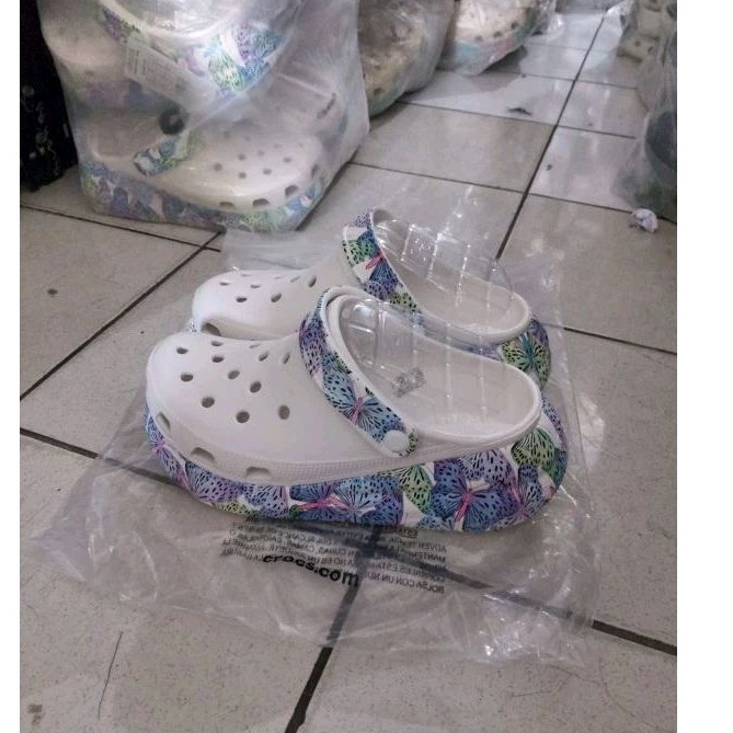 Sandal Crocs Crush Clog Motif / Crocs Crush Clog motif womans / Crocs Crush clog