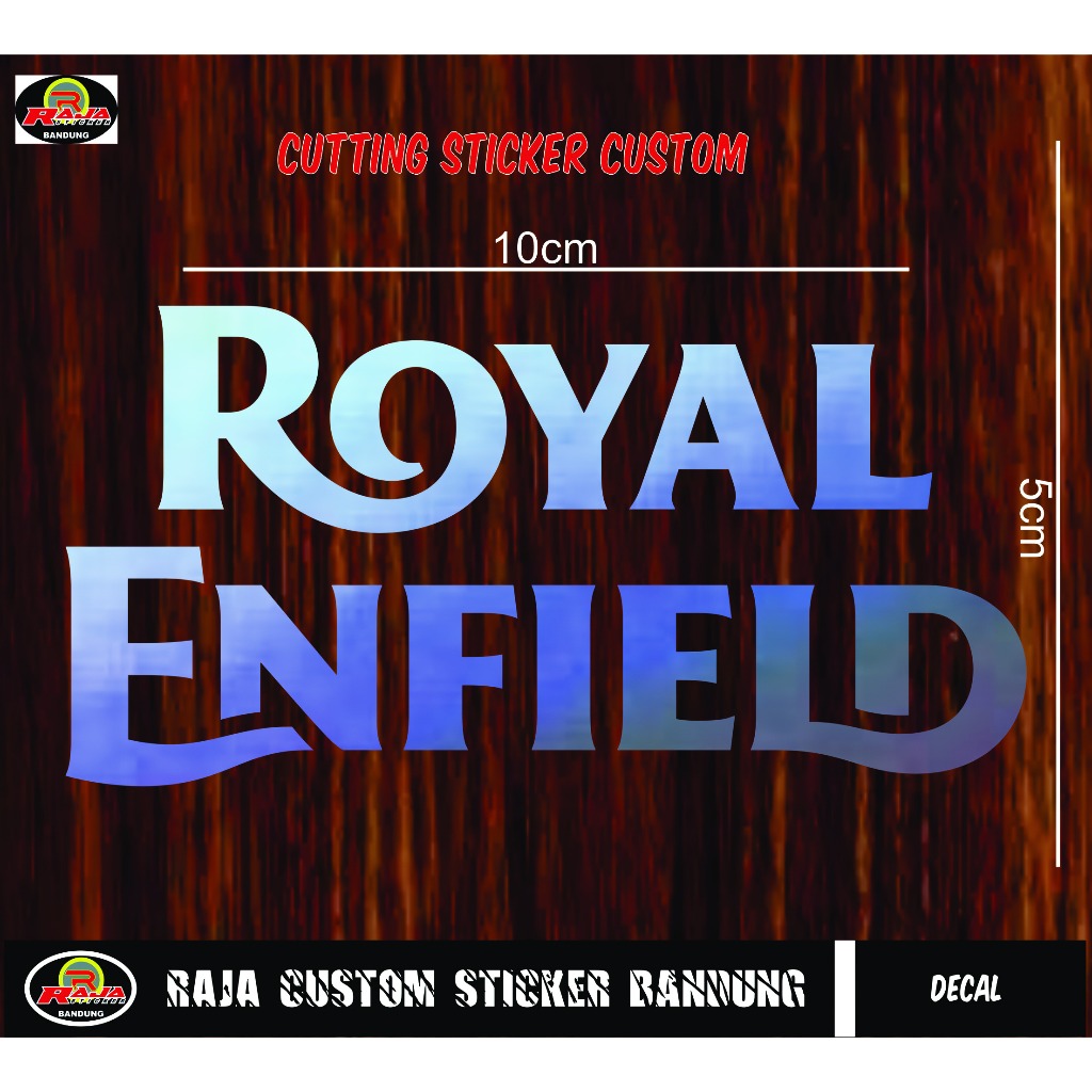 Cutting Sticker Royal Enfield | Stiker Cutting Royal Enfield | Royal Enfield