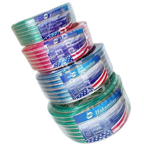 Ljr Kabel Serabut Transparan 2x3 2x5 2x8 2x12 Harga Per Roll Hakamitsu Kabel Transparan 3 Yard j Pro