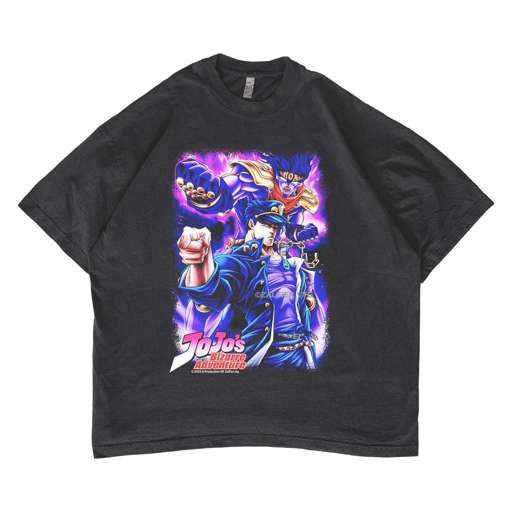 Jojo Bizarre Adventure Jotaro Kujo Oversized T-shirt Anime