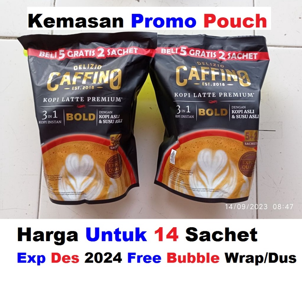 

Terkni CAFFINO Cafino Bold 3g Baru Kemasan Kopi 3in1 In Sale