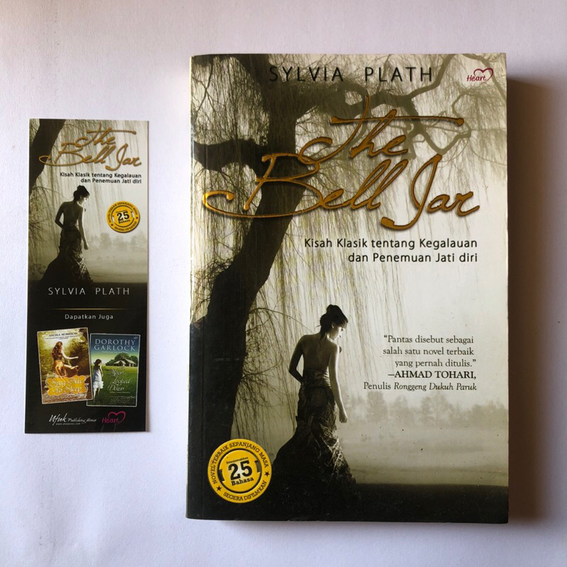 THE BELL JAR BAHASA INDONESIA - SYLVIA PLATH - NOVEL TERJEMAHAN - AHMAD TOHARI - NOVEL THE BELL JAR 