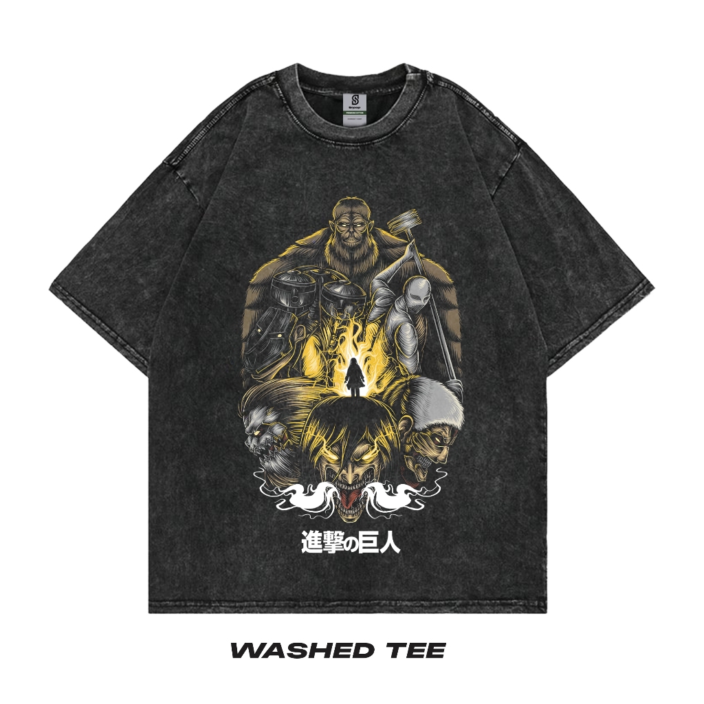 Attack On Titan Kaos Anime Vintage Tee