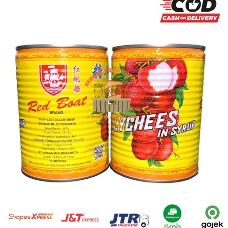 

K95 Lychee in Syrup Buah Leci Dalam Sirup Kaleng 567gr Red Boat Brand lychees Banyak Dicari