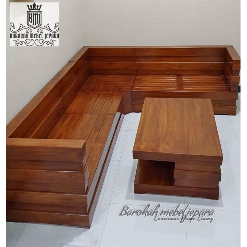 kursi tamu sudut minimalis jati , kursi sudut minimalis , kursi sudut jati , kursi tamu siku