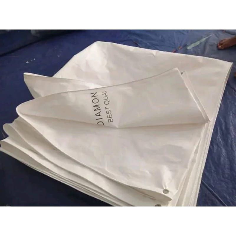 terpal plastik  4x6  A15/A12 korea diamonds warna putih / hitam 4x5 3x5 3x4 3x3 3x6 4x4 terpal lemba