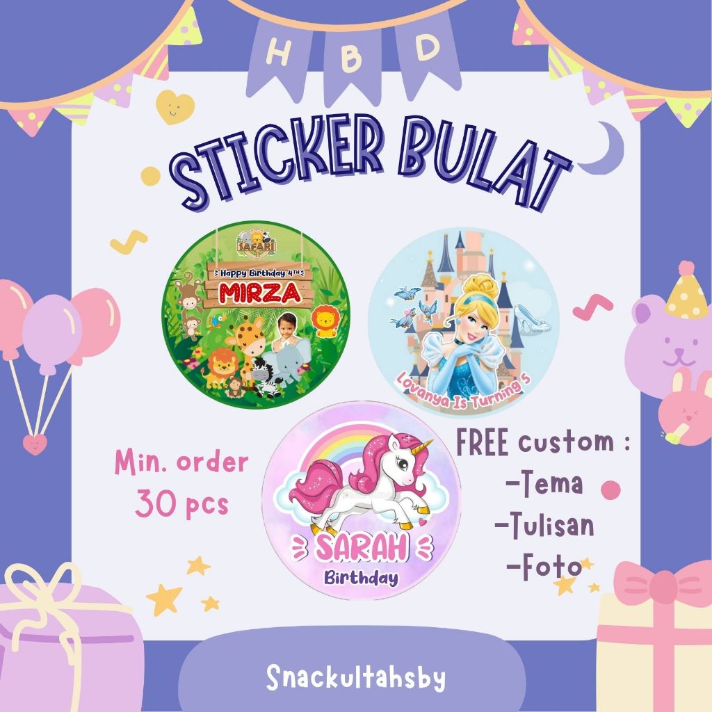 

STICKER LABEL/STICKER BENTO/STICKER NASI/STICKER SOUVENIR