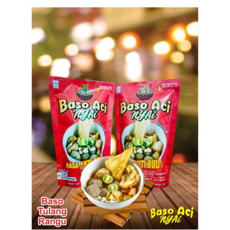 

Baso Tulang Rangu Instan Extra Sambal Mercon