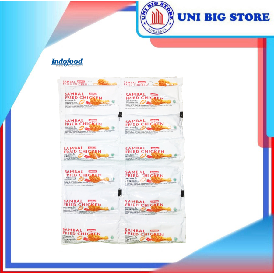 

Indofood Saus Sambal Fried Chicken 8 gr x 24 Sachet RENTENG