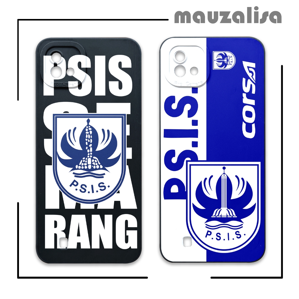 Case Realme C20 C31 C30 C35 C33 C30s C55 C53 C51 10 Gambar Klub Bola - Softcase Motif Psis - Casing 