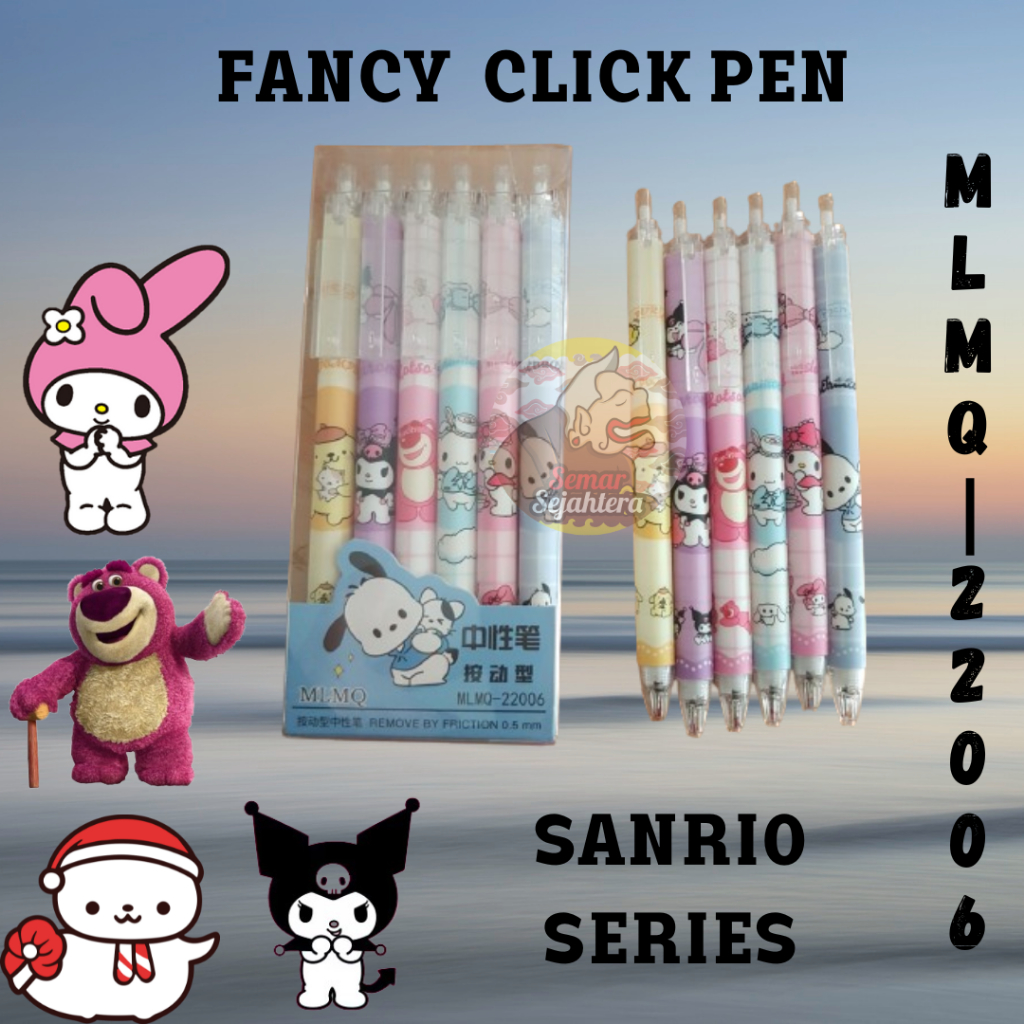 

[PCS] FANCY BALLPEN CETEK / CLICK PEN FANCY MLMQ-22006