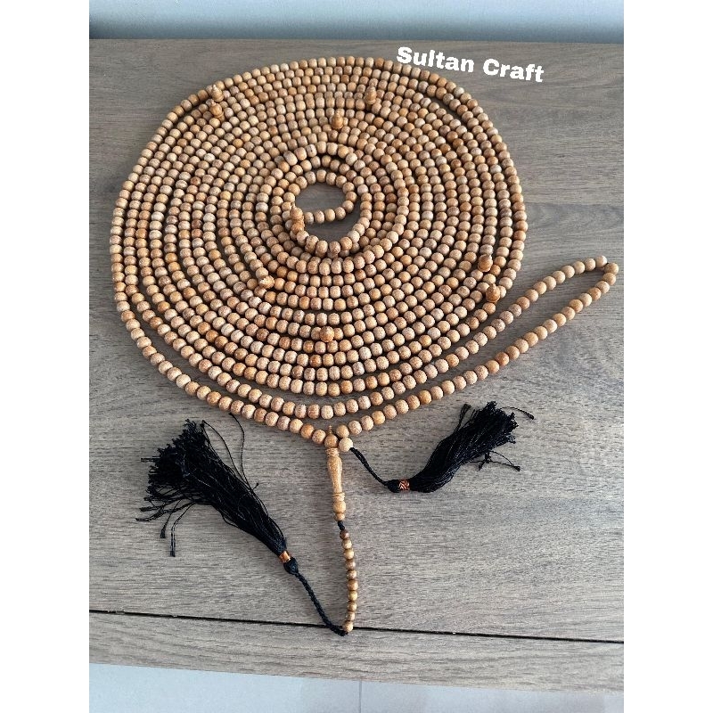 Tasbih 1000 Butir Kayu Cendana Kraton Wangi Kualitas Premium